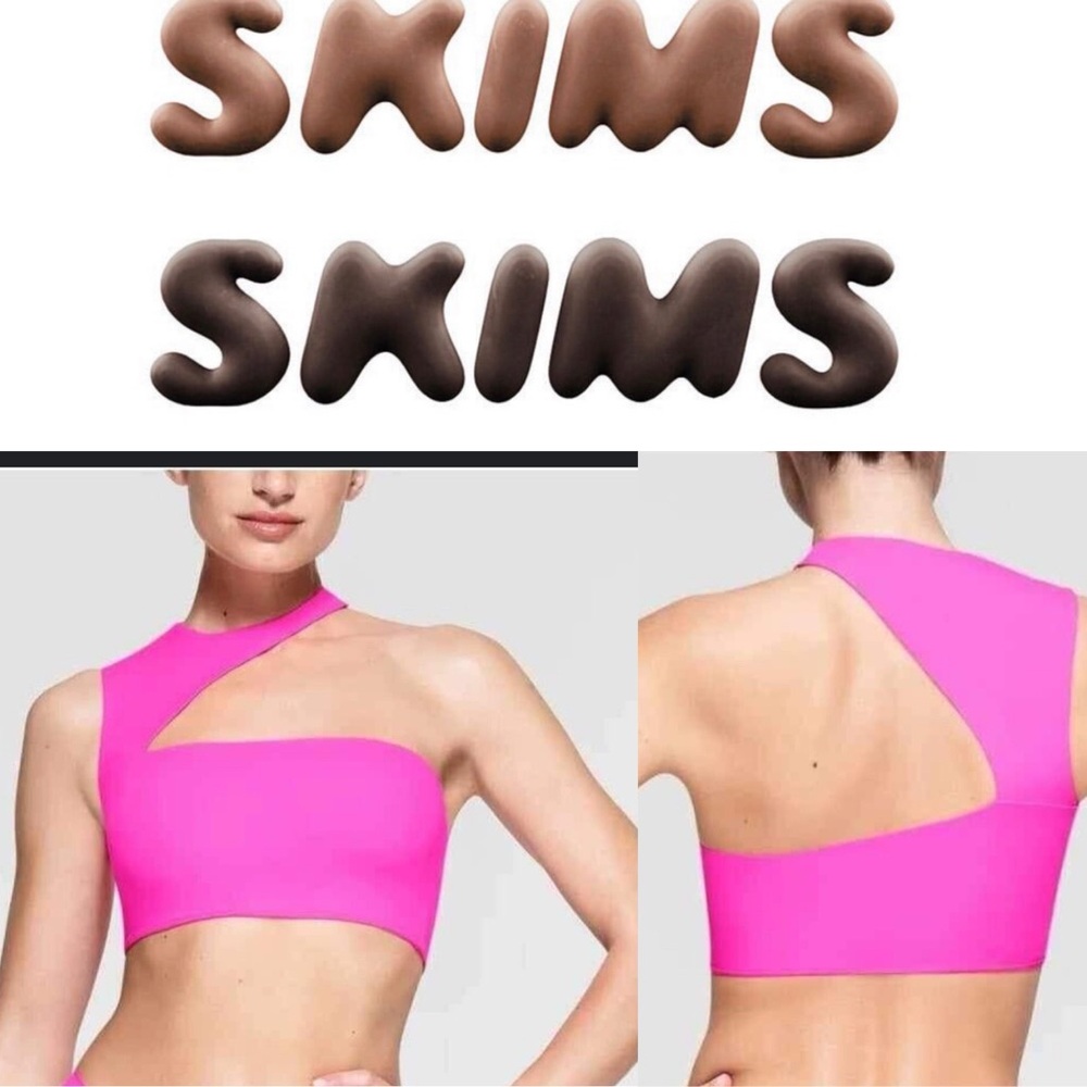New💕SKIMS CUTOUT Push-up Bra Demi cutout crop top  Neon Bra 💕